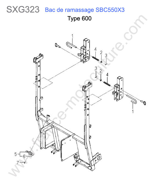 Sbc550x3-fixation (600) ISEKI SXG323