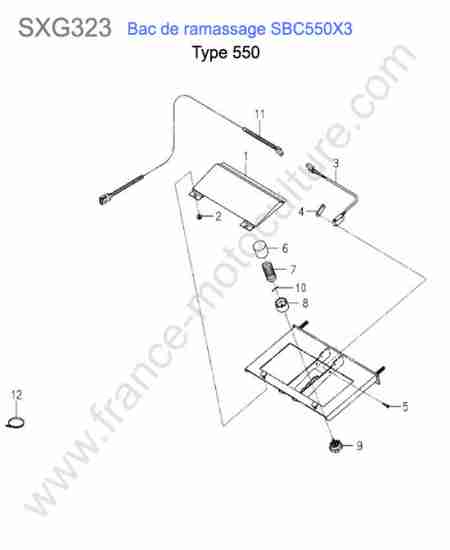 ISEKI - SXG323 : Sbc550x3-electricite (550)