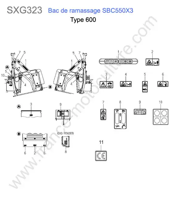 Sbc550x3-etiquettes (600) ISEKI SXG323