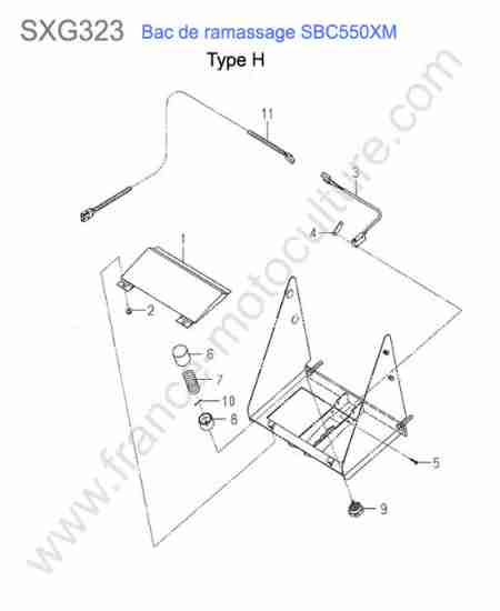 ISEKI - SXG323 : Sbc550xm-electricite bac (type h)