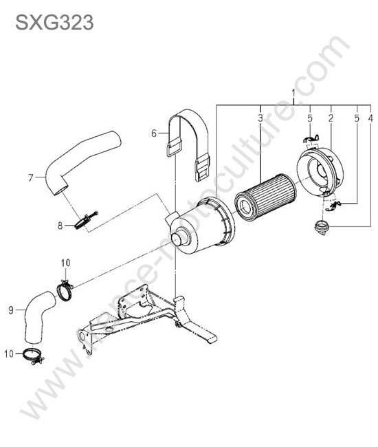 Filtre air ISEKI SXG323