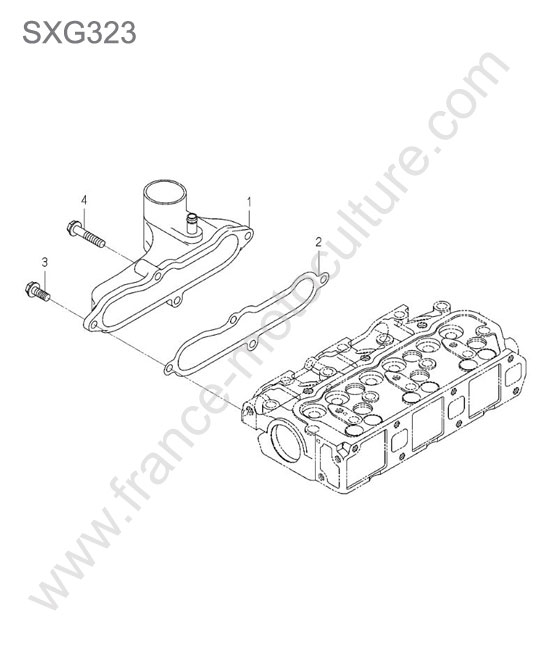 Collecteur admission ISEKI SXG323