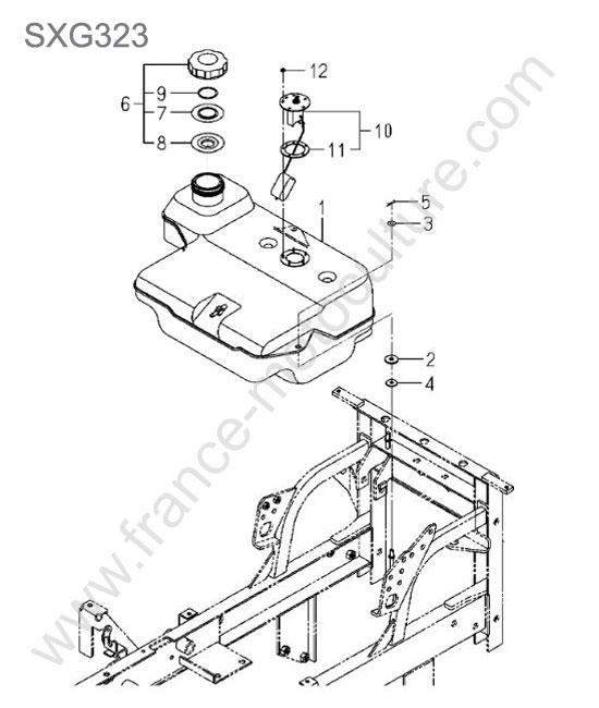 Reservoir ISEKI SXG323