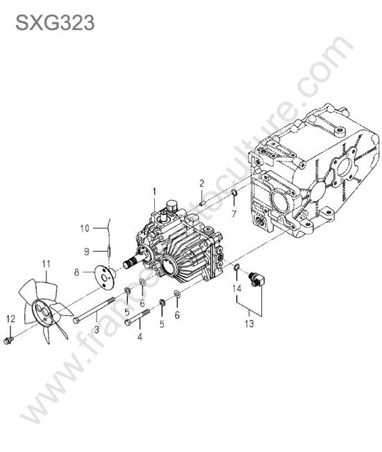 Groupe hst ISEKI SXG323
