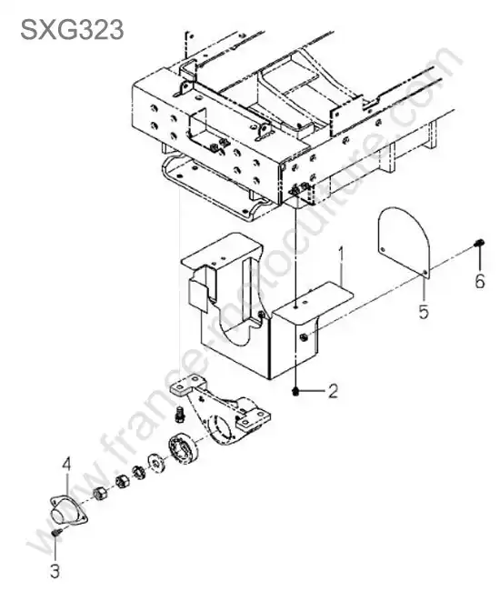 Carter prise force ISEKI SXG323