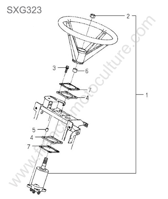 Servo direction ISEKI SXG323