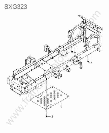 ISEKI - SXG323 : Protection chassis