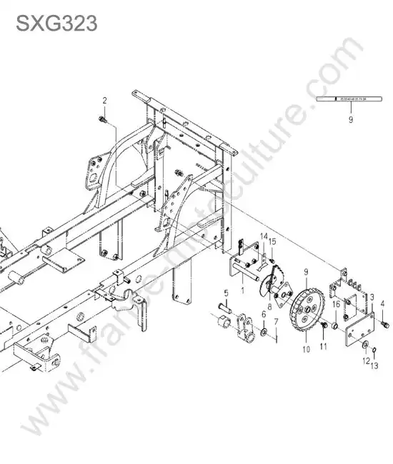 Reglage hauteur coupe ISEKI SXG323
