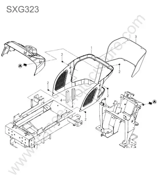 Carter tableau ISEKI SXG323