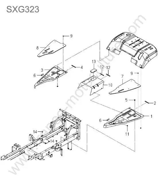 Marchepied ISEKI SXG323
