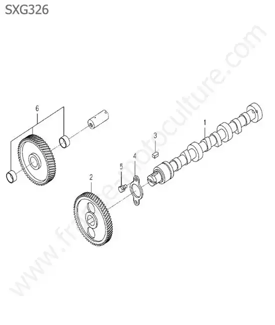 Arbre cames ISEKI SXG326