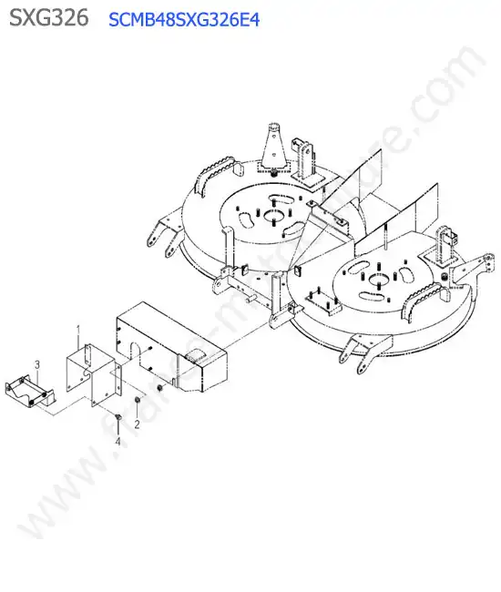 Scmb48 - carter transmission ISEKI SXG326