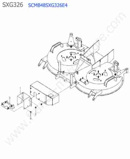 ISEKI - SXG326 : Scmb48 - carter transmission
