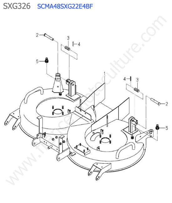 Scma48 - carter coupe ISEKI SXG326