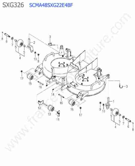 ISEKI - SXG326 : Scma48 - roues