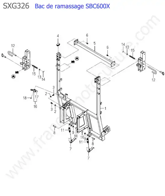 Sbc600x - chassis bac ISEKI SXG326