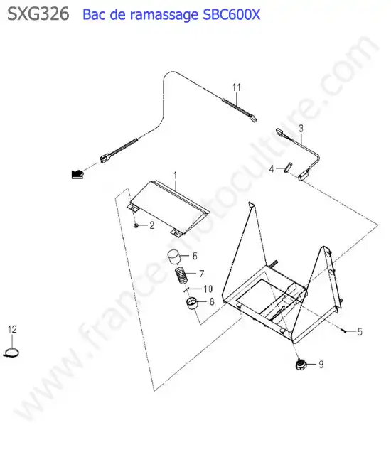 Sbc600x - electricite ISEKI SXG326