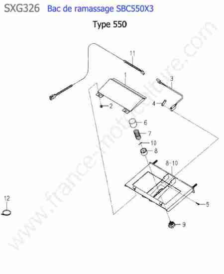 ISEKI - SXG326 : Sbc550x3 - electricite (550)