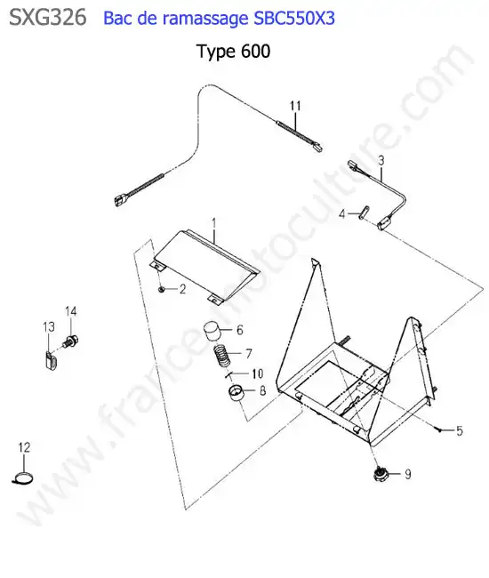 Sbc550x3 - electricite (600) ISEKI SXG326