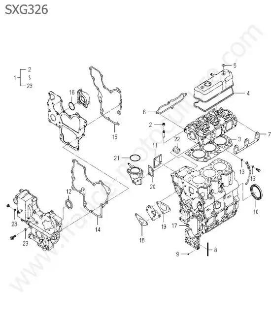 Joints ISEKI SXG326