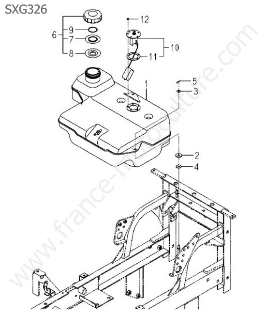 Reservoir ISEKI SXG326