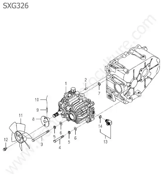 Groupe hst ISEKI SXG326