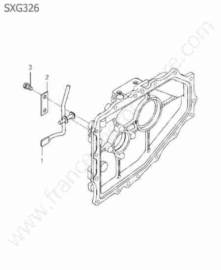 ISEKI - SXG326 : Debrayage hst