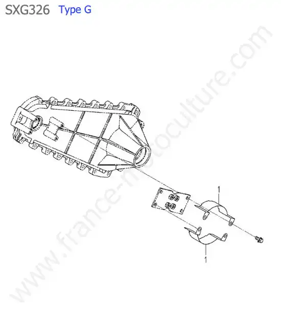Protection frein (type g) ISEKI SXG326