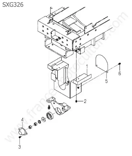 Protection prise force ISEKI SXG326