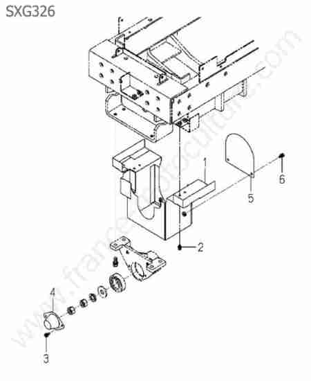 ISEKI - SXG326 : Protection prise force