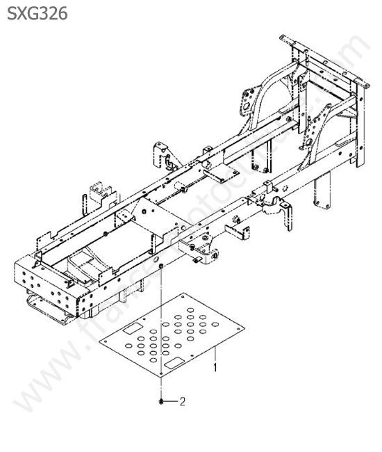 Protection chassis ISEKI SXG326
