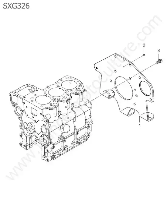Plaque demarreur ISEKI SXG326