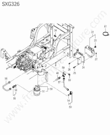 ISEKI - SXG326 : Filtre hydraulique