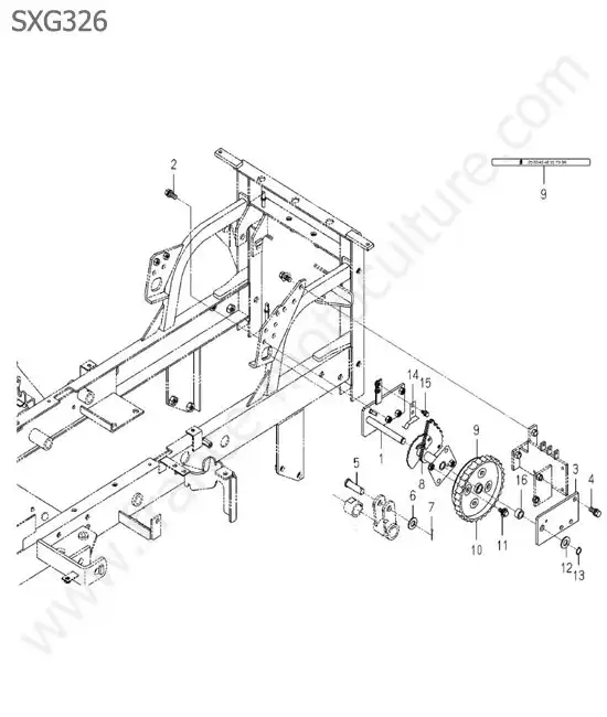 Reglage hauteur coupe ISEKI SXG326