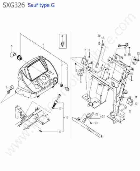 ISEKI - SXG326 : Relais / contacteurs (sauf type g)
