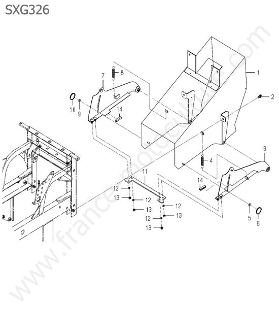 Conduit ISEKI SXG326