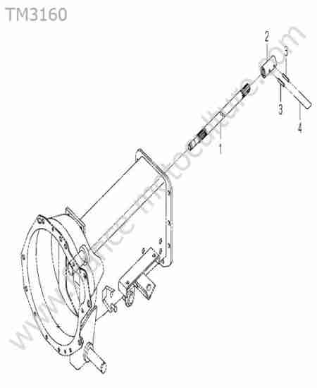 ISEKI - TM3160 : Arbre embrayage