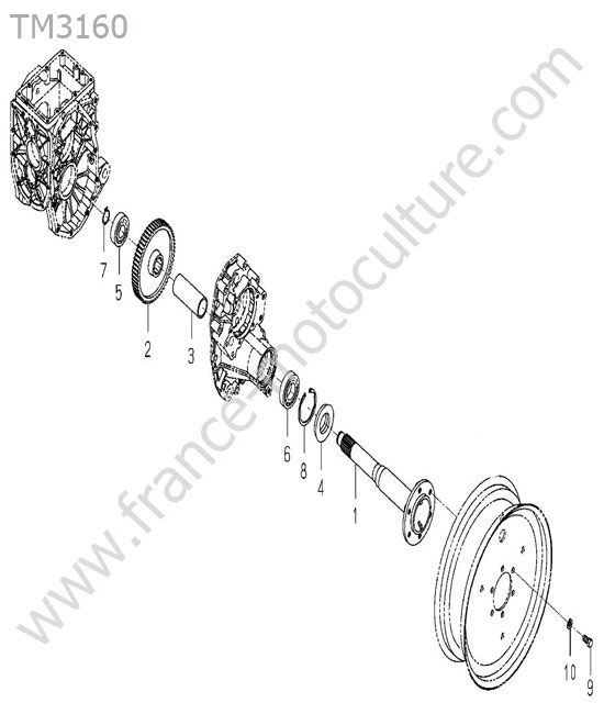 Pont arriere ISEKI TM3160