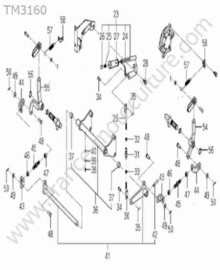 ISEKI - TM3160 : Frein stationnement