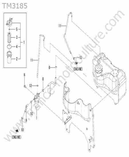 ISEKI - TM3185 : Filtre gazole