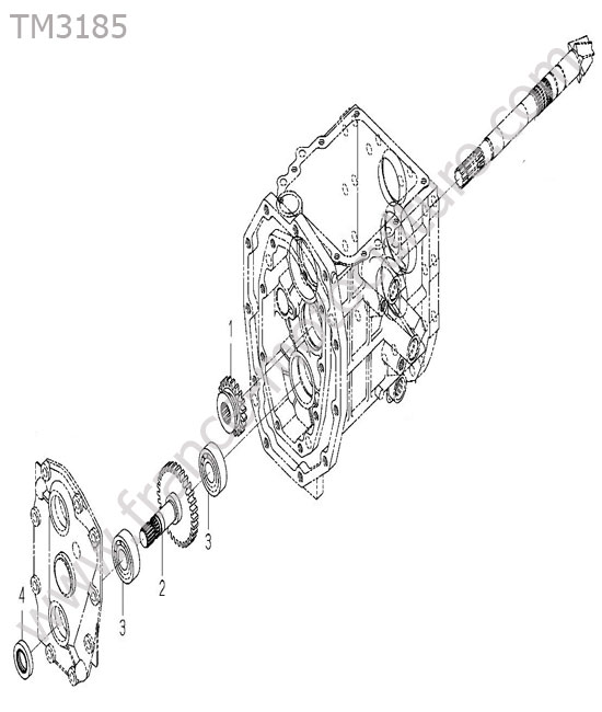 Pignon 4 roues ISEKI TM3185
