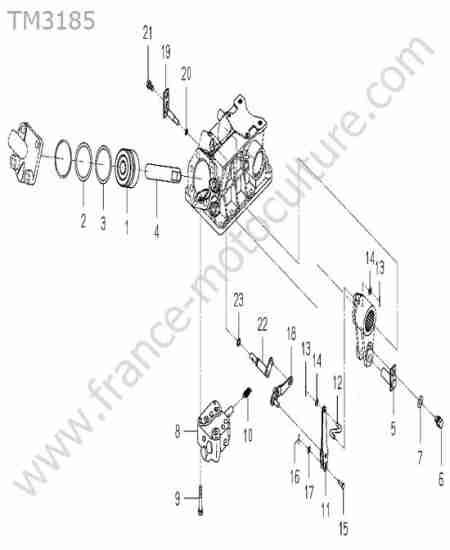 ISEKI - TM3185 : Piston relevage