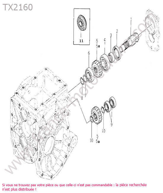 Prise de force ISEKI TX2160