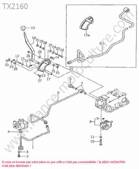 ISEKI - TX2160 : Circuit refoulement