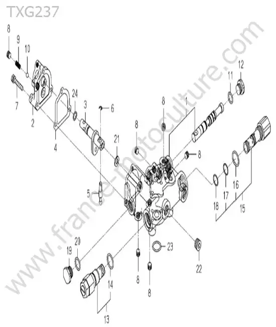 Distributeur ISEKI TXG237