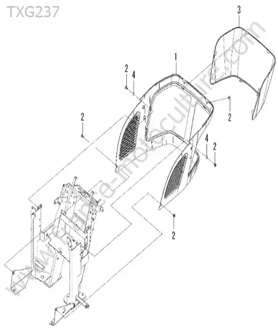 Protection direction ISEKI TXG237