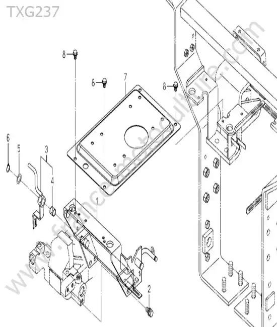 Support siege ISEKI TXG237