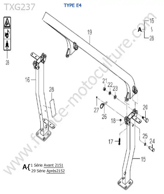 Arceau (type e4) ISEKI TXG237