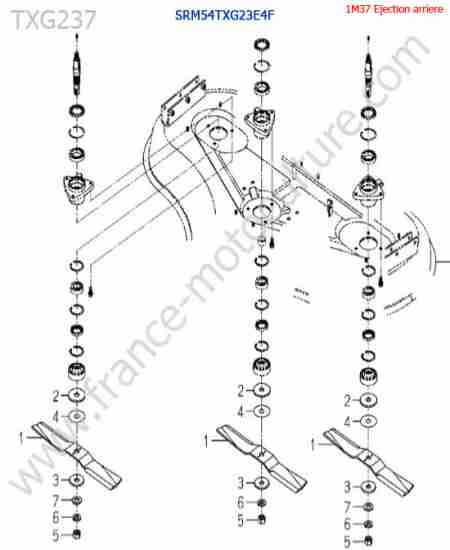 ISEKI - TXG237 : SRm54txg23 / lame