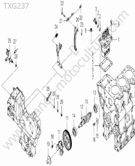 ISEKI - TXG237 : Pompe injection